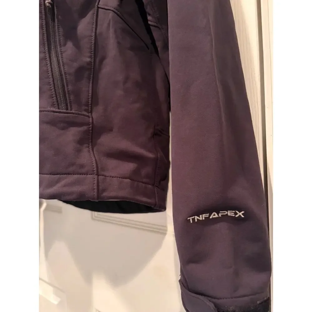 The North Face Apex Soft Shell Jacket Womens‎ M Black Full Zip Outdoor Hiking